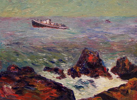 Boats off the Monterey Coast