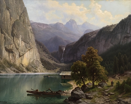 On the Obersee near Berchtesgarden