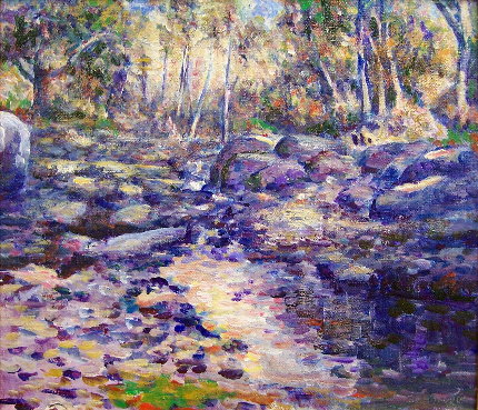 Creek with Sycamores
