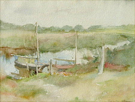 Boats along the Marsh
